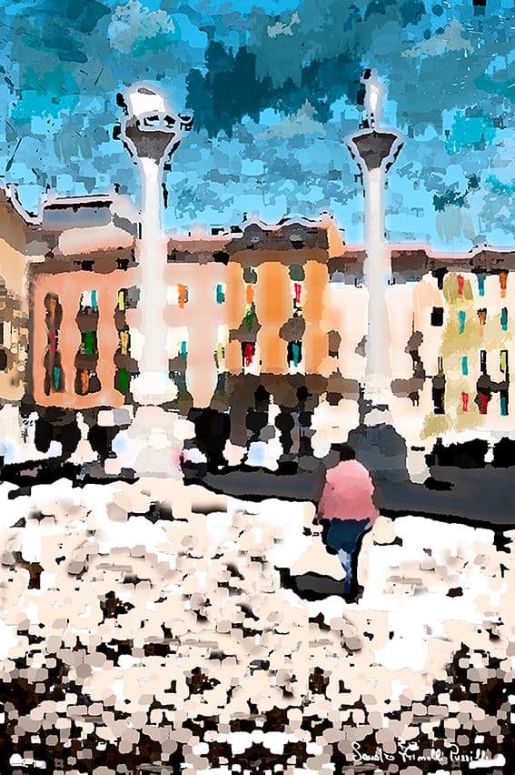 Sole sulla città - Stampa su carta fotografica - cm.50x70