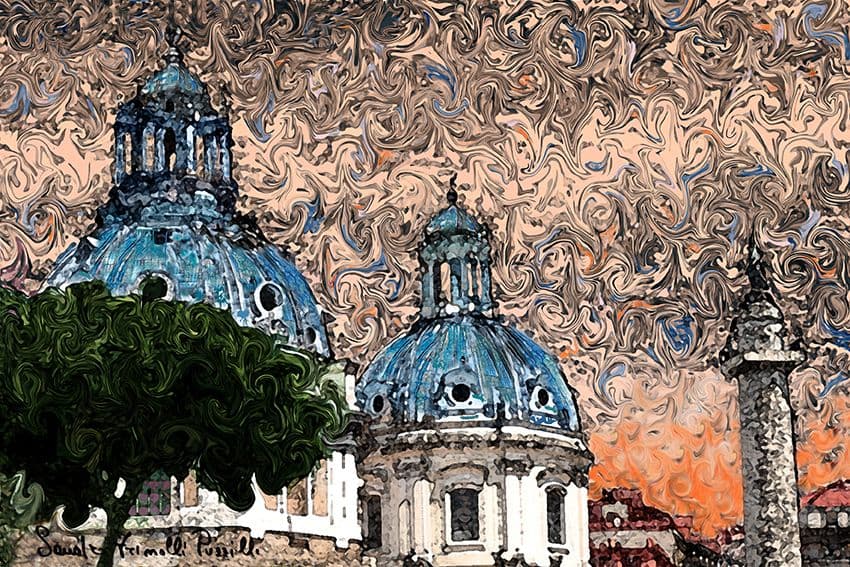 Roma nel vento - Stampa su carta fotografica - cm.70x50