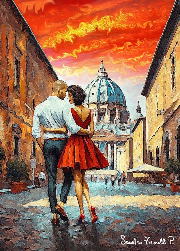 San Pietro - 2025 - Dipinto digitale su tela - cm. 50x70