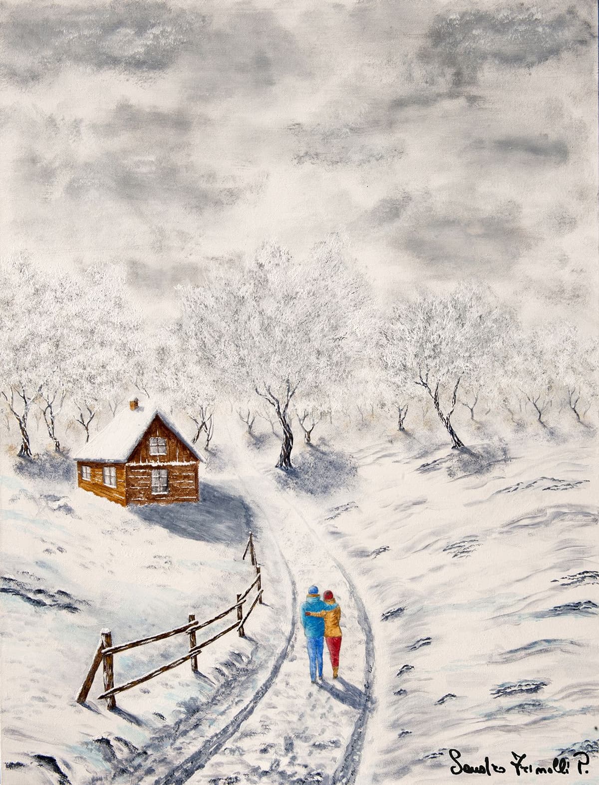 Back home - 2023 - Acrilico su tela - cm. 60x80